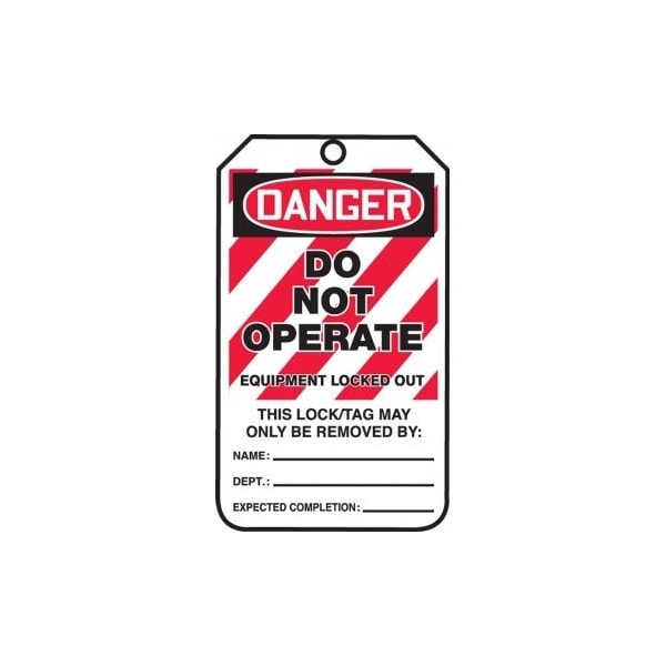 Accuform PF-Cardstock, 2-1/8 in Width, 1/4 in Height, , 25 PK FRMLT405LTP - main